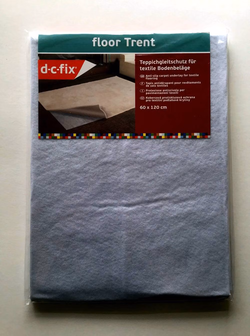 D-C-Fix Trent anti-slip rug grip mat for carpets, White, W: 120 cm, D: 60 cm – 2