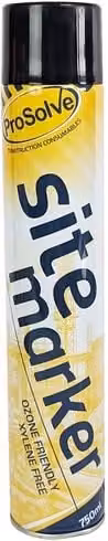 ProSolve Aerosol Site Marker Paint, Black, 750ml