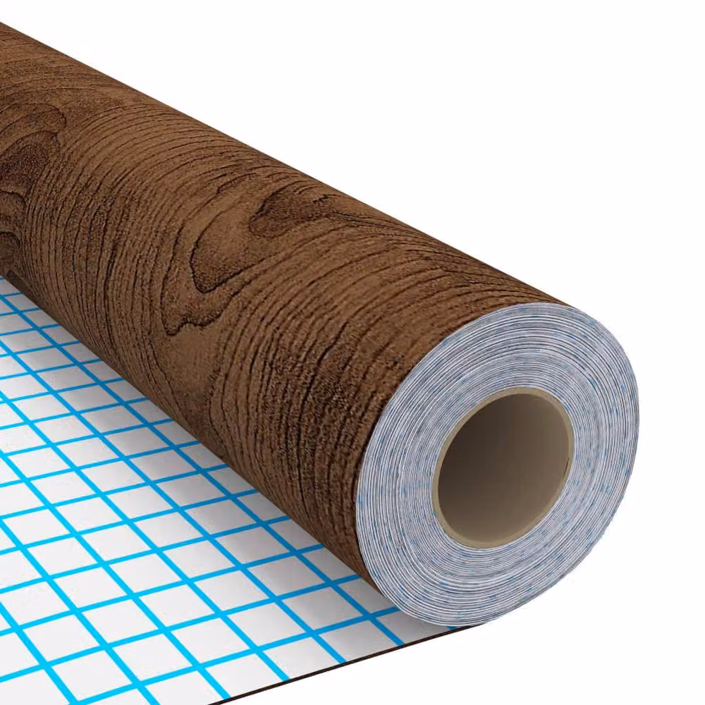 Berkfield Home Self-adhesive PVC Door Films, 2 Pack, Dark Oak Brown, W: 90 cm, H: 210 cm – 5