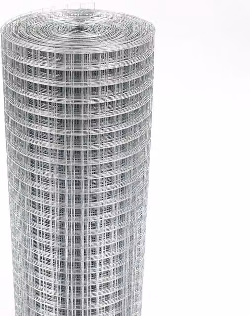 Actiaspet Galvanised Steel Welded Wire Mesh, Silver, 16 Gauge, Mesh Size: 25 mm x 25 mm, Roll Size: 91.44 cm x 900 cm – 1