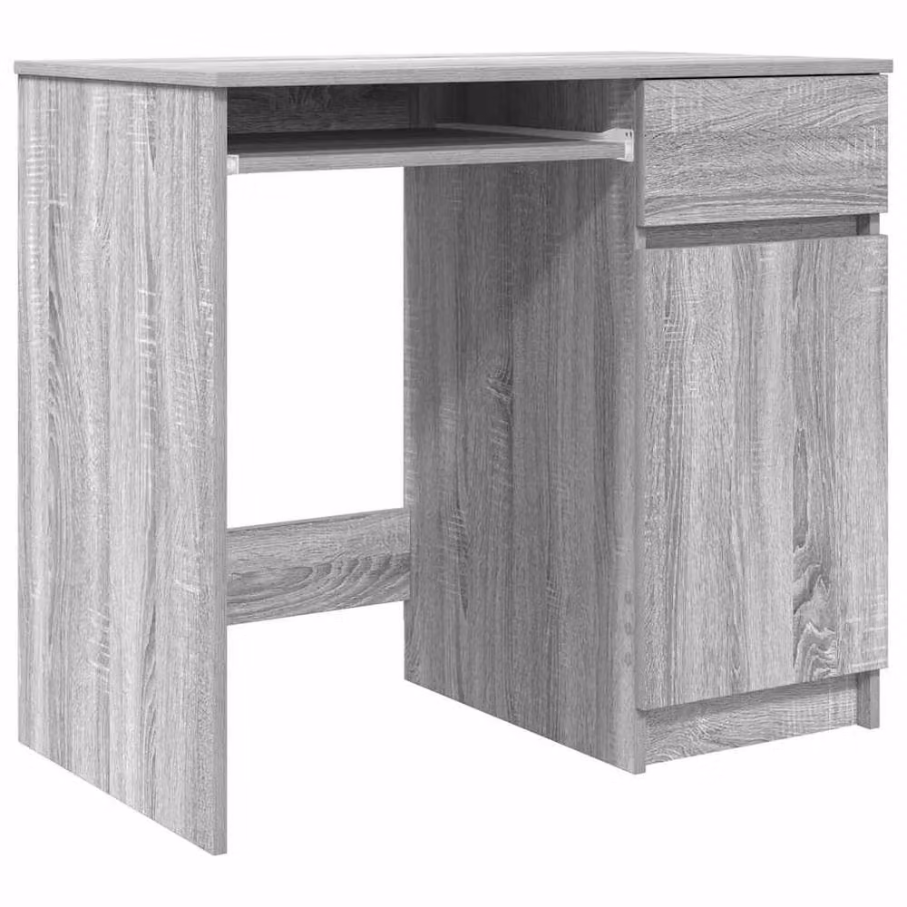 Berkfield Home Grey Sonoma Modern Writing Desk, W/D/H: 86 x 49 x 76 cm – 2