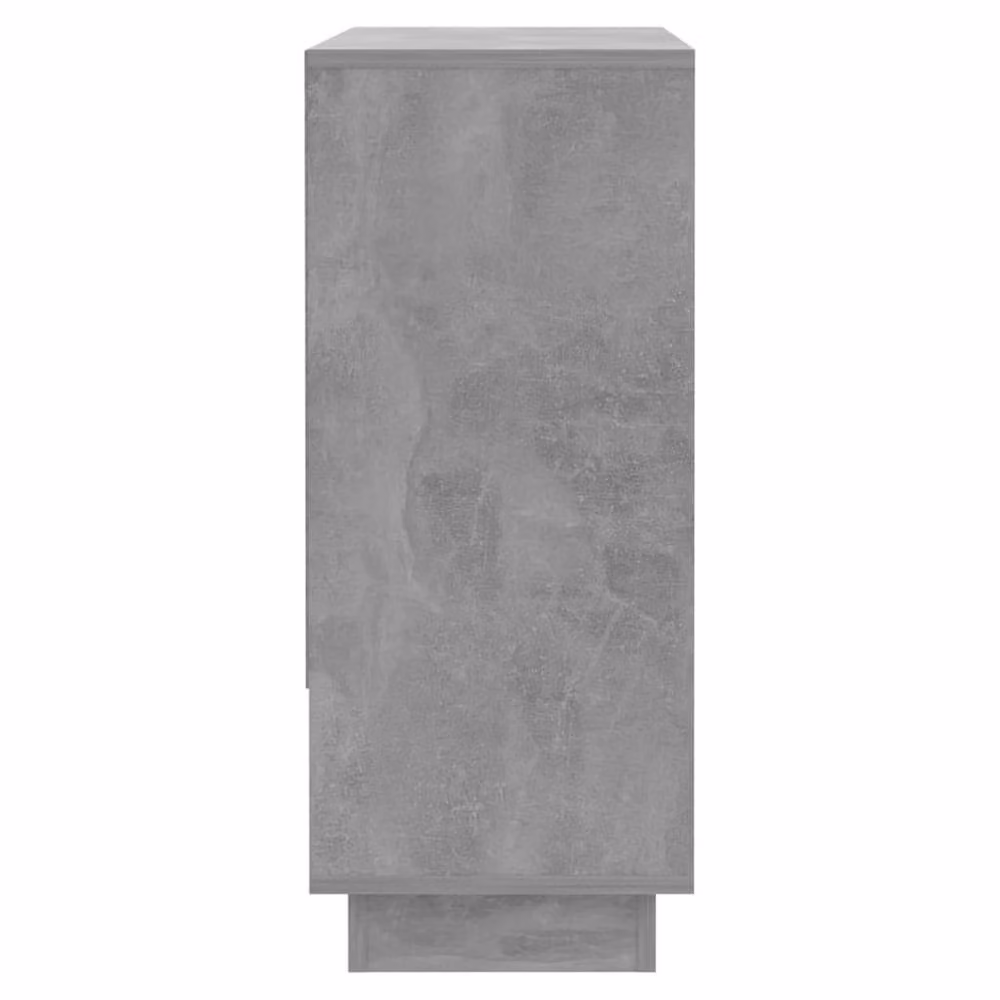 Berkfield Home Sideboard in Concrete Grey, W/D/H: 97 x 31 x 75 cm – 4