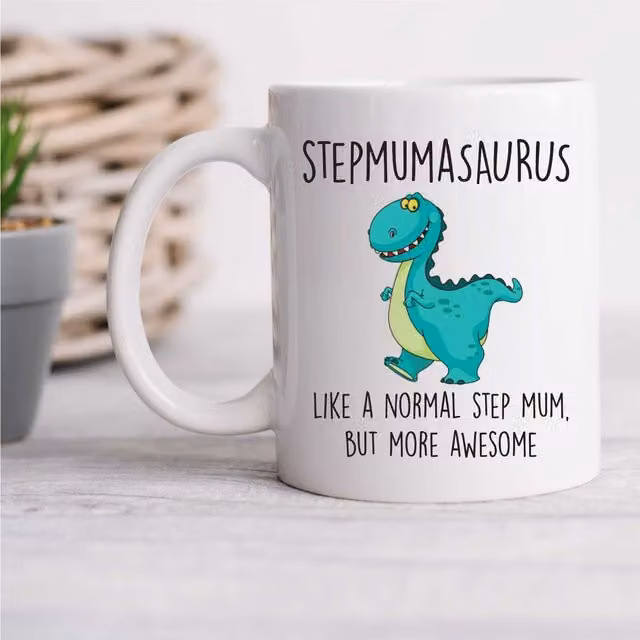 60 Second Makeover Stepmumasaurus White Ceramic Mug