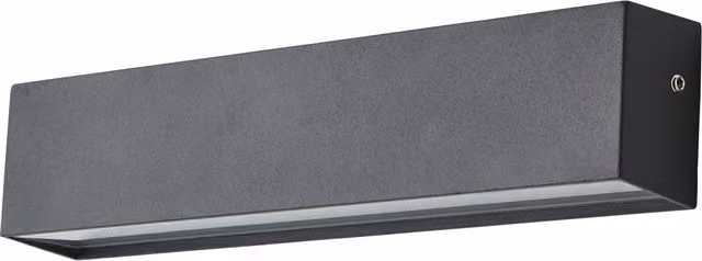 Litecraft Edgar LED Outdoor Linear Wall Light in Anthracite