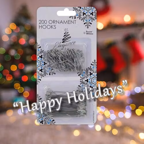 VFM e-Store Silver Metal Snowflake Christmas Decoration Hanging Ornaments, W/D/H: 20.6 x 10.5 x 1.4 cm – 4
