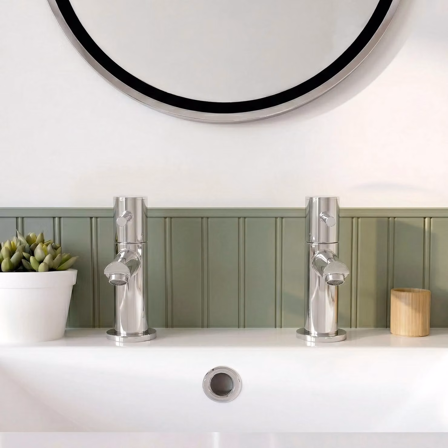 Balterley Evian Single Lever Round Basin Tap in Chrome Silver – 2