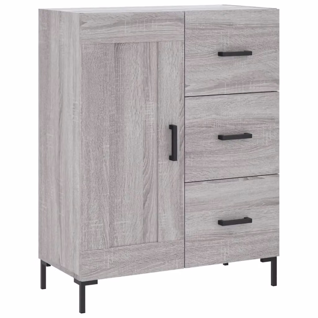 Berkfield Home Grey Sonoma Sideboard in Engineered Wood W/D/H: 69.5 x 34 x 90 cm – 2