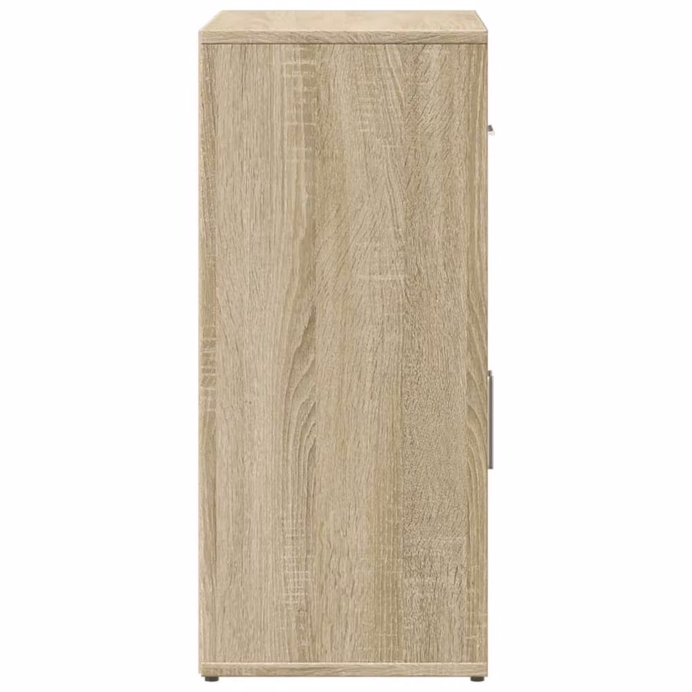 Berkfield Home Set of 2 Modern Sideboards in Sonoma Oak, W/D/H: 60 x 31 x 70 cm – 2
