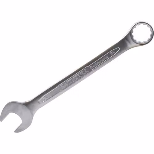 Faithfull 34mm Combination Spanner in Silver Chrome Vanadium Steel
