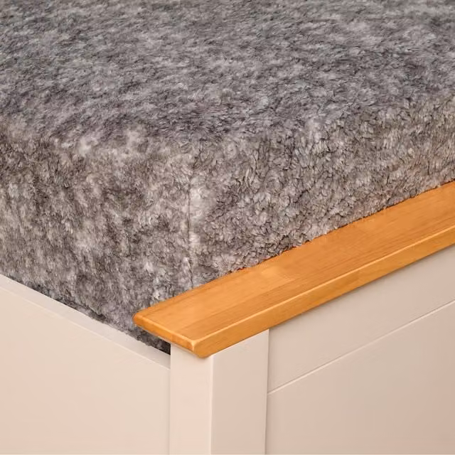 OHS Teddy Marl Deep Fitted Bed Sheet, Charcoal Grey, 90 x 200 cm