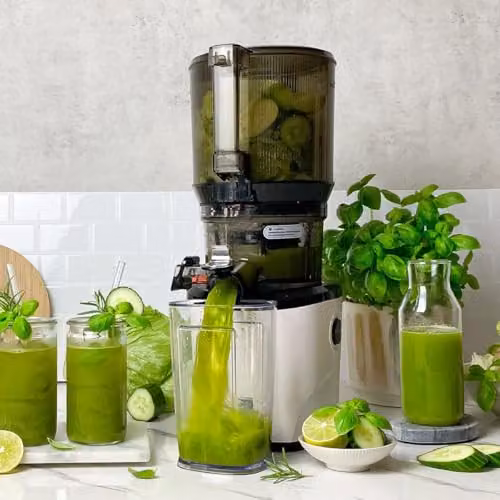 Kuvings AUTO10 Large Self-Feeding Slow Juicer with 3l Capacity and 200W Motor in Silver – 5
