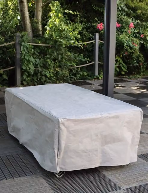 Royalcraft Water Repellent Grey Polyester Rectangular Garden Corner Table Cover