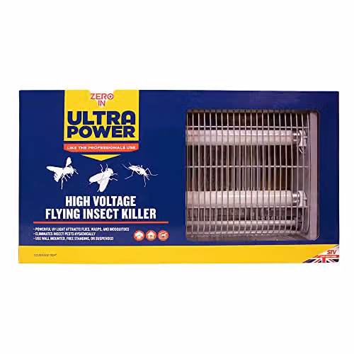 Zero In Ultra Power High Voltage Flying Insect Killer Electric Bug Zapper, White – 1