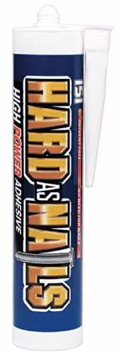 Pattex Hard As Nails High Power Interior Adhesive, White, 625 g