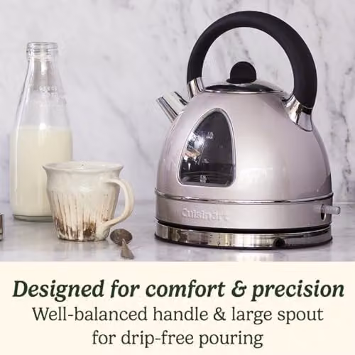 Cuisinart Stainless Steel Electric Kettle with Limescale Filter, 1.7 l, Pink – 4