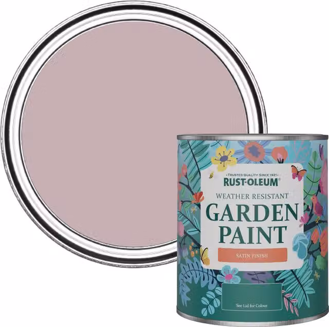 Rust-Oleum Garden Paint in Satin Finish, Little Light Pink, 0.75 l