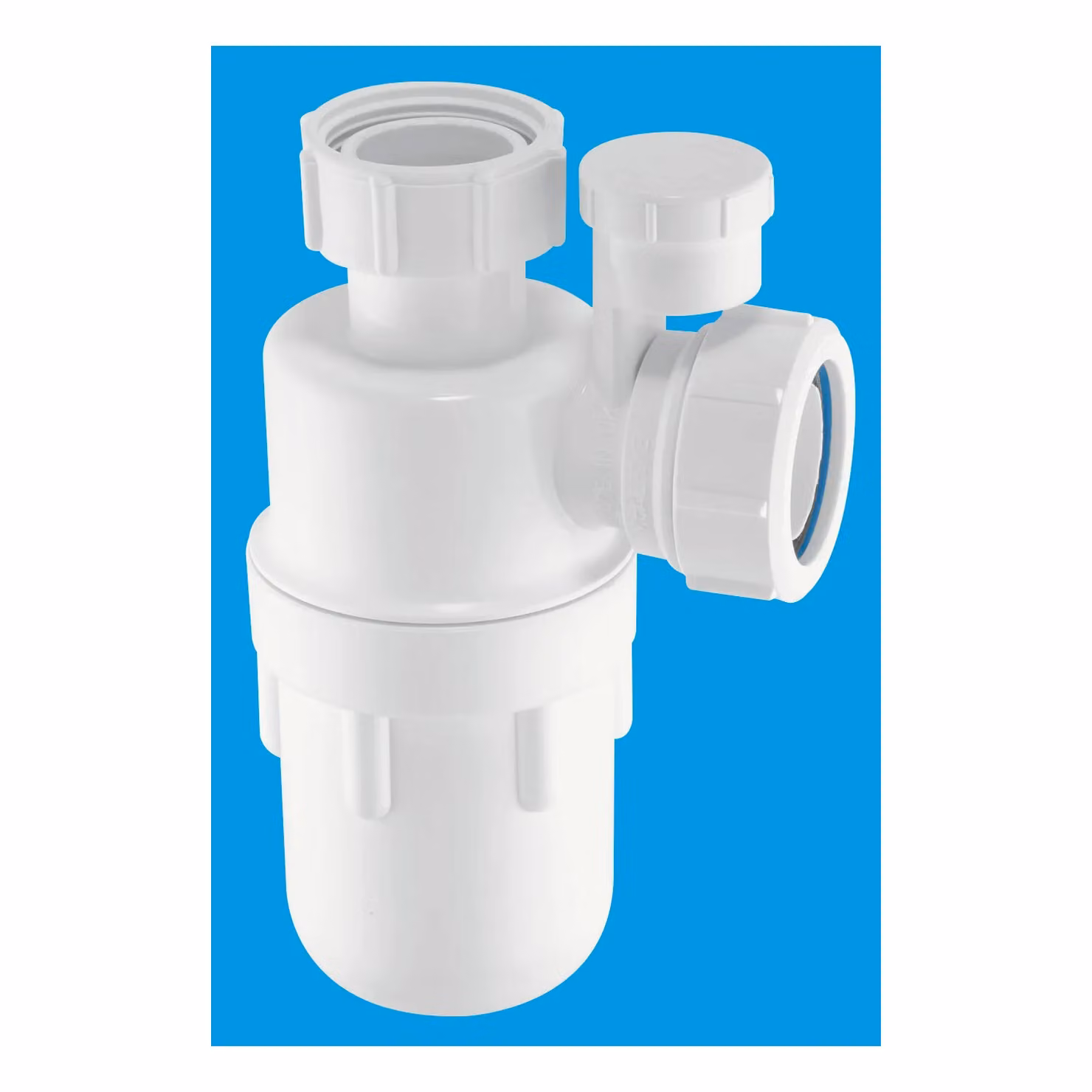 McAlpine A10V 75mm Silentrap Anti-Syphon Bottle Trap with Multi in White – 2
