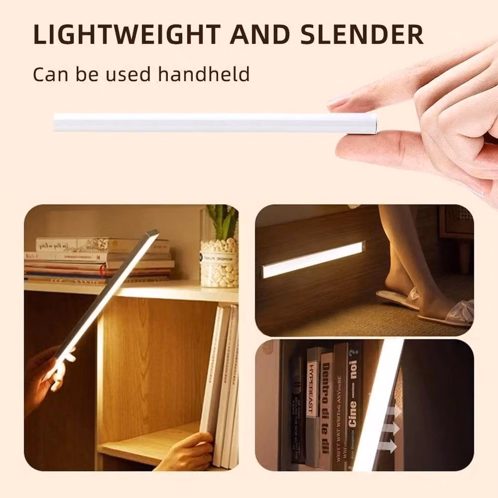 PAWNORA USB Motion Sensor LED Under Cabinet Light, White, 20 cm – 2