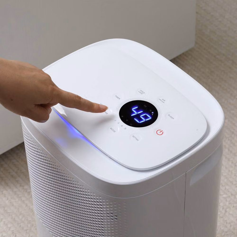 Rolipo Smart WiFi Dehumidifier with 2200mL Tank, 10L/Day Capacity, White – 5