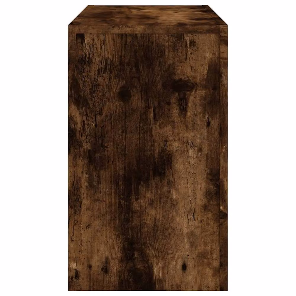Berkfield Home Nesting Coffee Tables, 3 Piece Set in Smoked Oak Brown Engineered Wood – 5