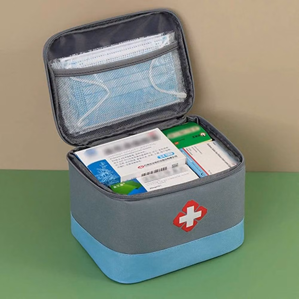 VOGREX L Multi-Function Portable Medical Storage Bag for Outdoor Travel, Multicolour, Large – 2