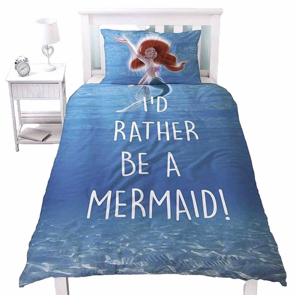 Disney Reversible Blue Duvet Cover and Pillowcase Set – 2
