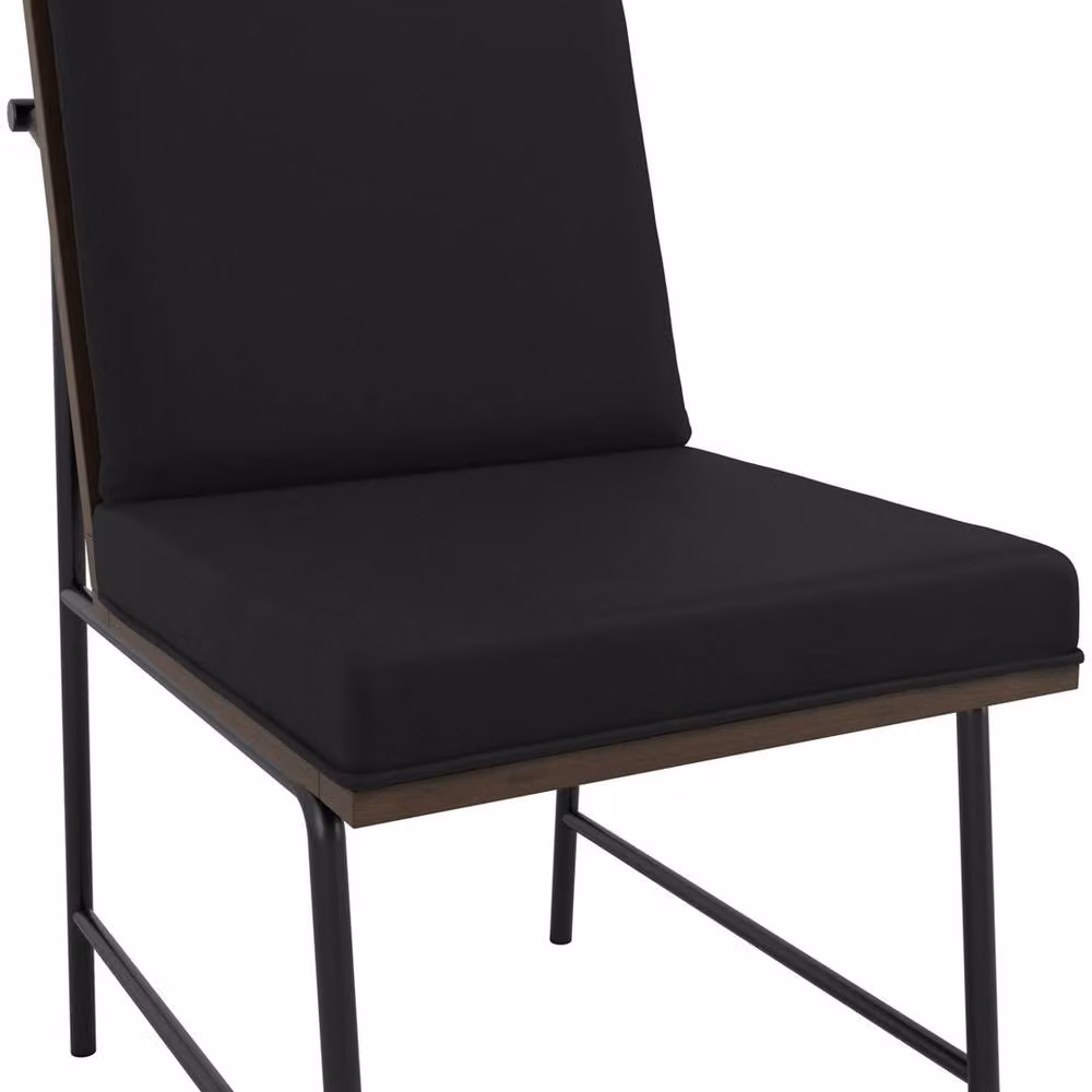 Lemon Pavilion Furniture Scout Indoor Dining Chair Set of 2 in Black Rubberwood and House Weave – 3