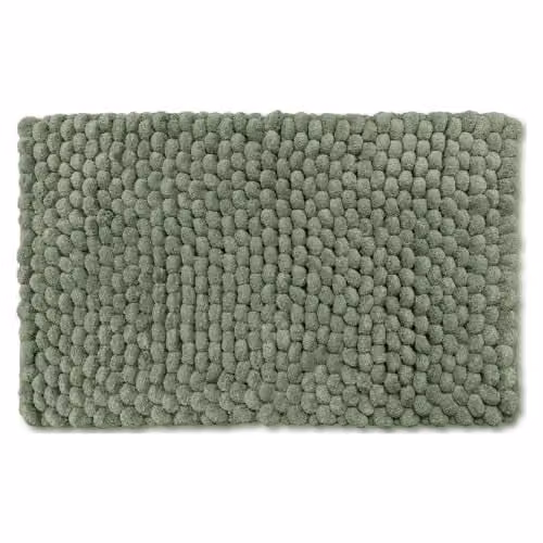 Allure Bath Fashions Bobbi Giant Bobble Bath Mat, Dark Green, W: 50 cm, D: 80 cm – 1