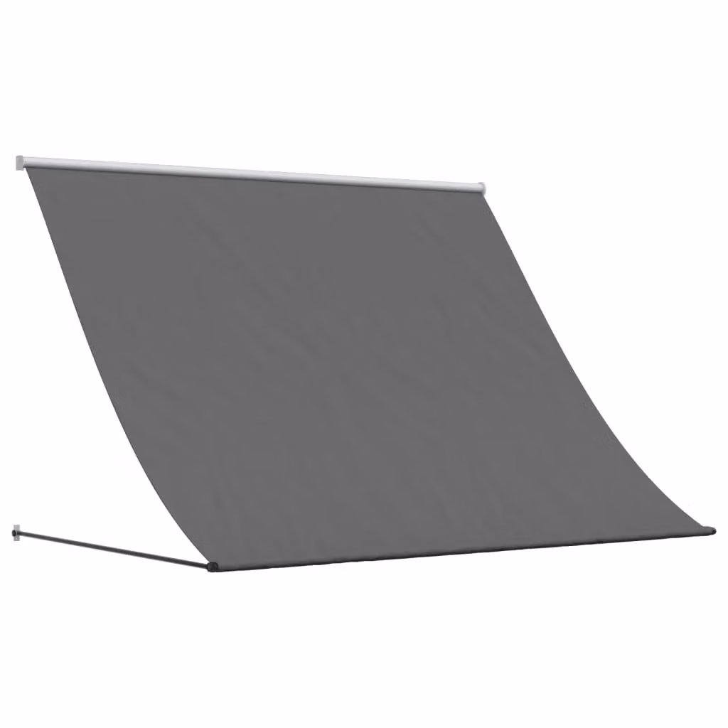 Berkfield Home Retractable Wall-Mounted Awning in Anthracite and Black, W: 250 cm, D: 150 cm – 2