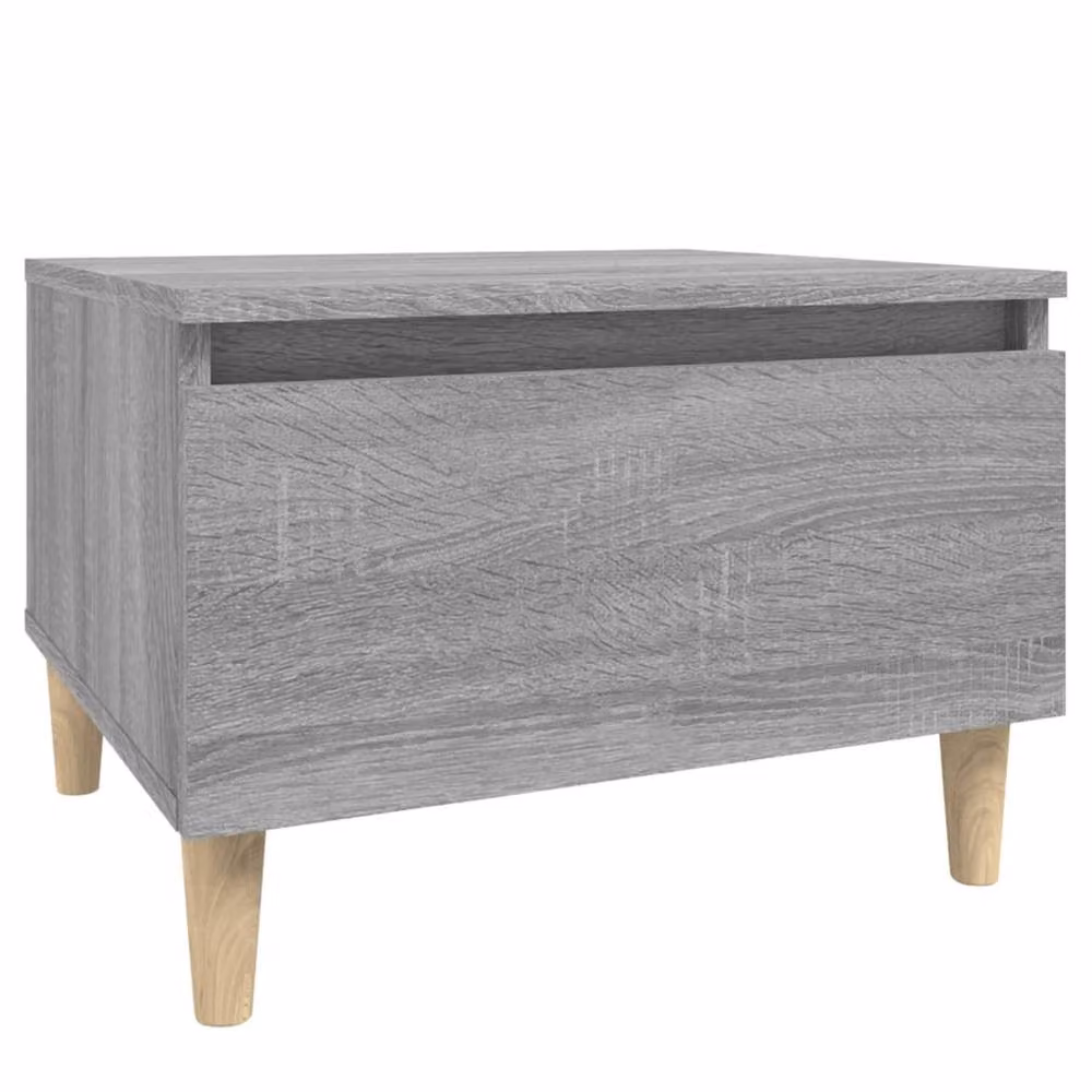 Berkfield Home Grey Sonoma Side Table, W: 50 cm, D: 46 cm, H: 35 cm – 2
