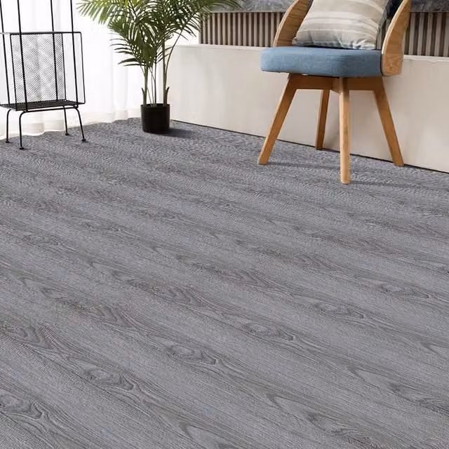 Lifeideas Self-Adhesive Rustic Grey Wood Effect PVC Laminate Plank Flooring