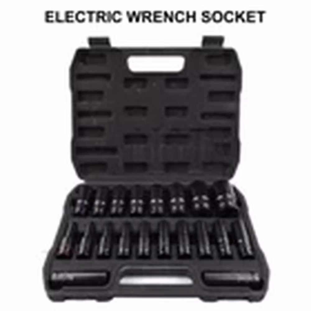 EONLION 20-Piece 1/2 Inch Drive Deep Impact Socket Set, Metric 8-32mm, Black Steel – 2