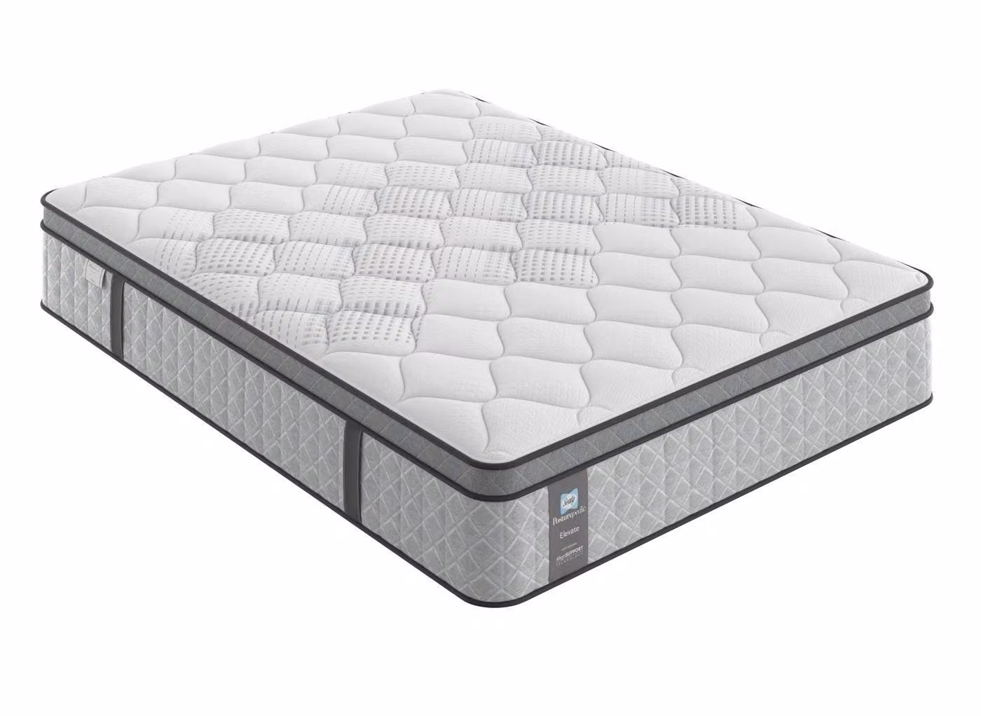 Sealy PosturePedic Sandridge Hybrid Combination Mattress in White with Removable Cover and Temperature Regulation