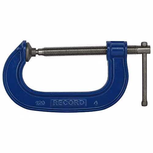 Irwin Record 120 Heavy-Duty G Clamp 100mm in Blue