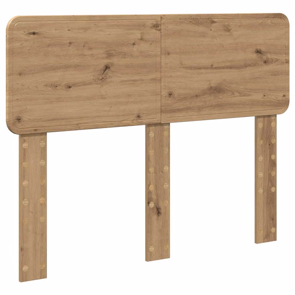 Berkfield Home Artisan Oak Bed Frame in Brown with Drawers, Solid Pine and Oak Wood, W/D/H: 135 x 190 cm – 3