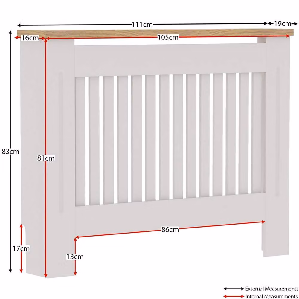FORGEVIO Modern White Wood Grill Cabinet with Hinged Doors and Internal Shelves – 2