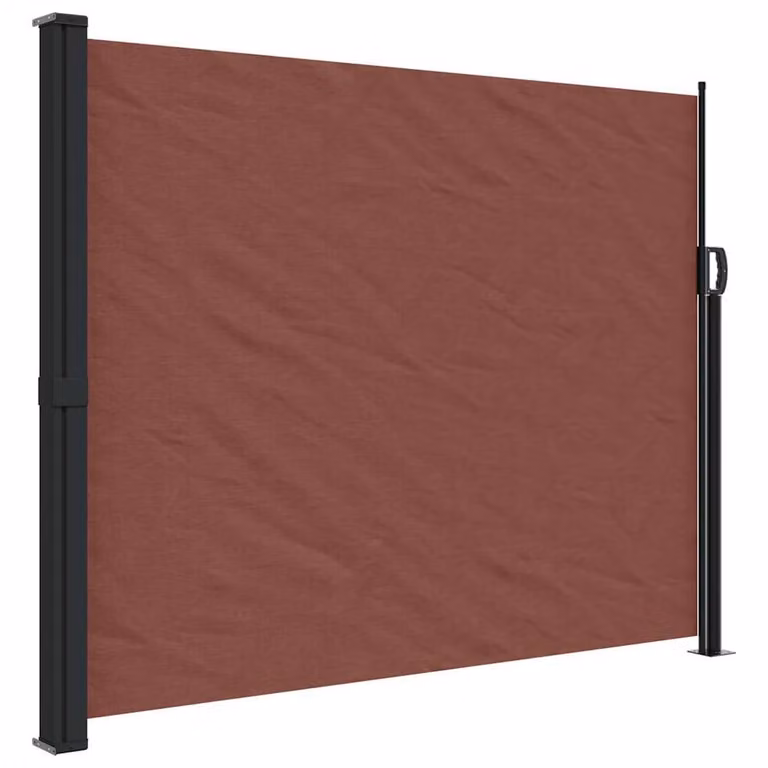 Berkfield Home Retractable Side Awning in Brown, W/H: 300 x 160 cm