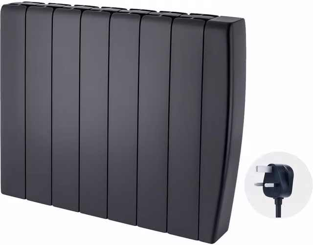 TCP Smart 2000W Black Ceramic Panel Electric Convector Radiator with WiFi and App Control – 4