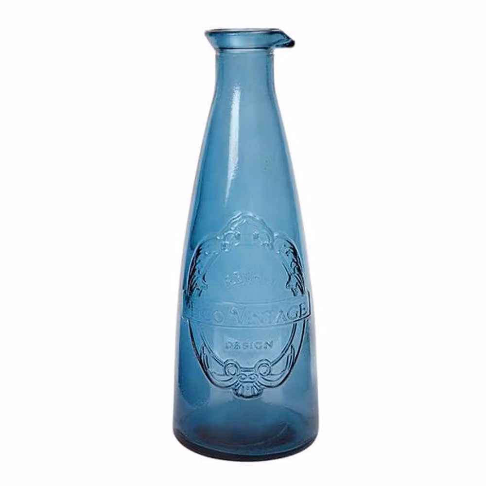dexam Sintra Glass Carafe in Ink Blue – 2