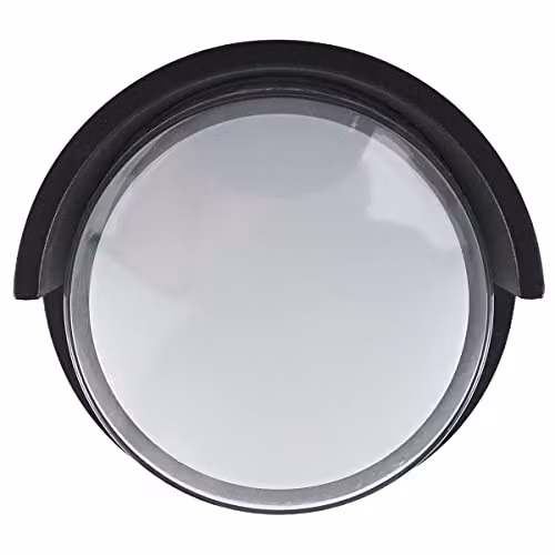 CGC Lighting Sophia Modern LED Wall and Ceiling Outdoor Bulkhead Light, Black and White, IP65 Waterproof – 3