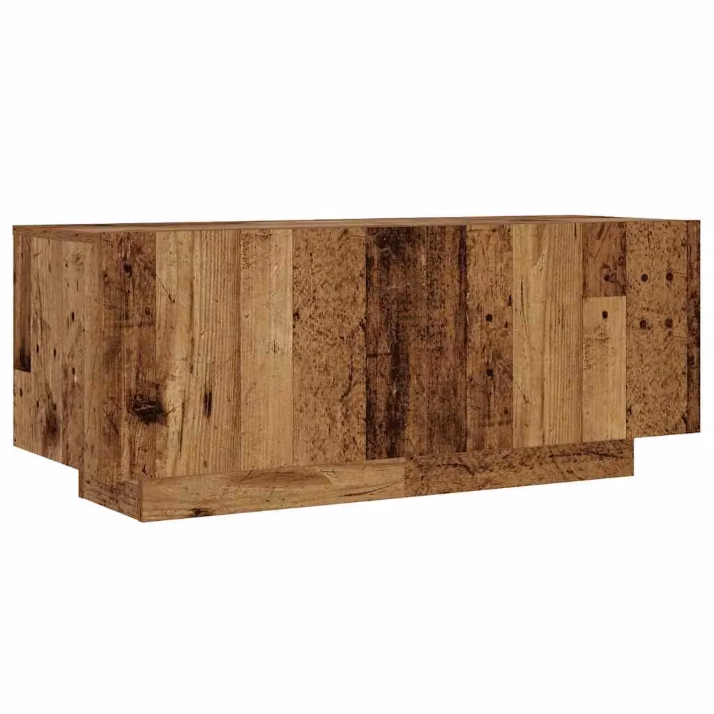 Berkfield Home Rustic Bedside Cabinet in Brown, W/D/H: 100 x 35 x 40 cm – 2