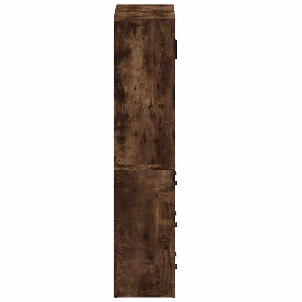 Berkfield Home Smoked Oak Highboard in Brown Engineered Wood – 3