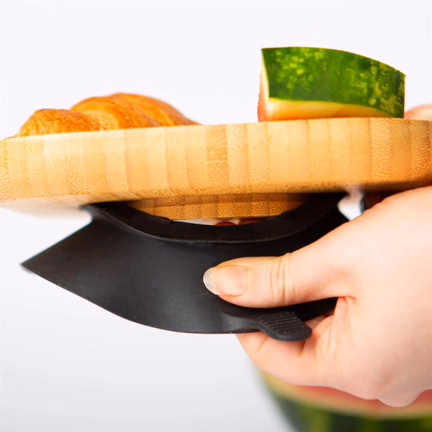 Tiny Dining Bamboo Segmented Non-Slip Baby Weaning Divided Suction Plate in Black – 2
