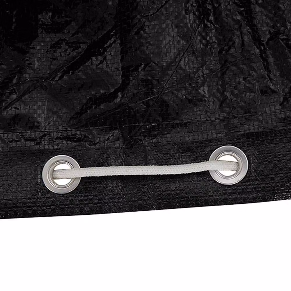 Berkfield Home Rectangular Garden Furniture Covers, 2 Pack, Black, W/D/H: 160 x 120 x 75 cm – 5