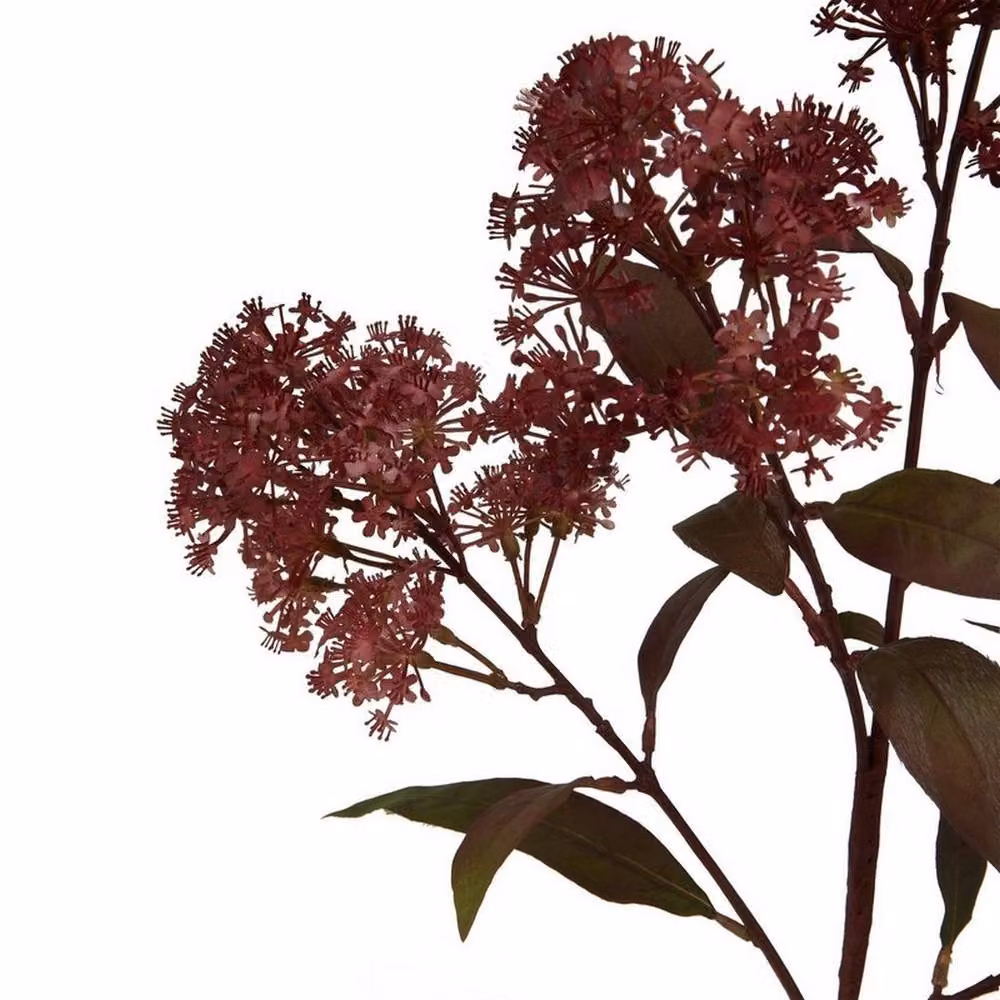 Lemon Pavilion Furniture and Decor Red Smokebush Artificial Plant, Height: 79 cm – 2