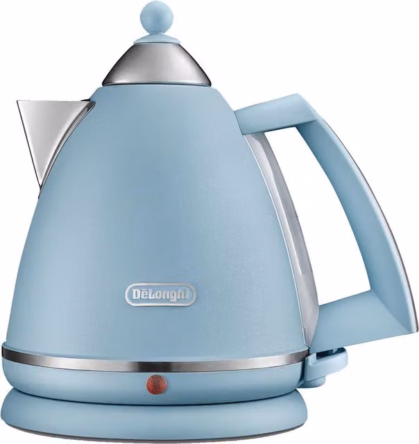 DeLonghi Argento Cordless Jug Kettle, 1.7L, Pink and Blue