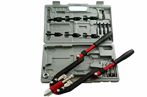 Laser 3736 Heavy Duty Riveting Kit in Red