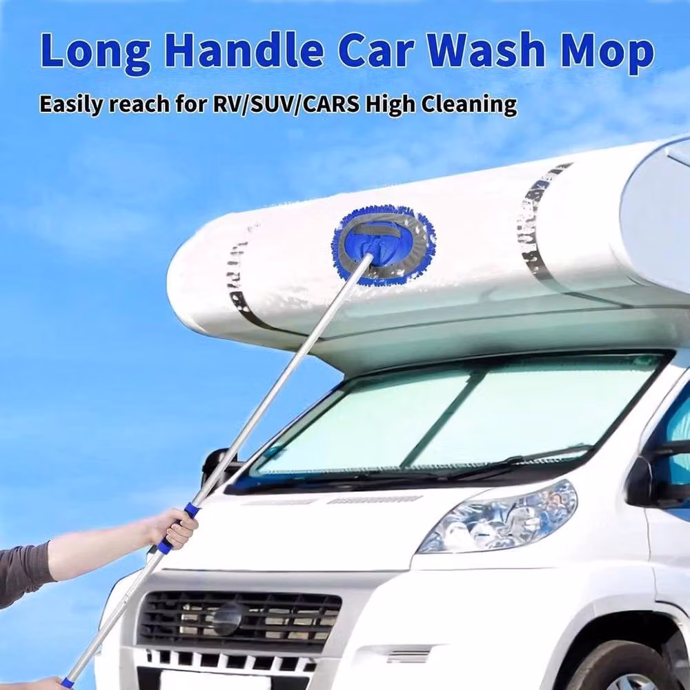 PAWNORA Extending Car Washing Brush in Blue – 3