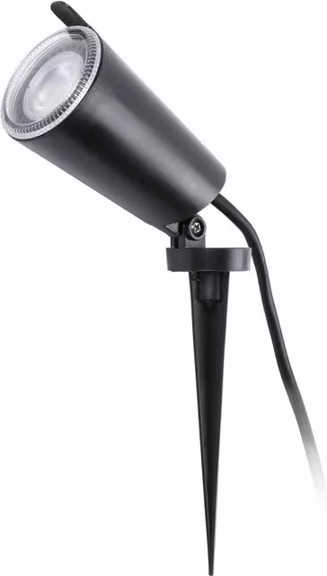 Faro Toni 1 Light Outdoor Display Spot in Black, IP65, GU10, Saltwater Resistant