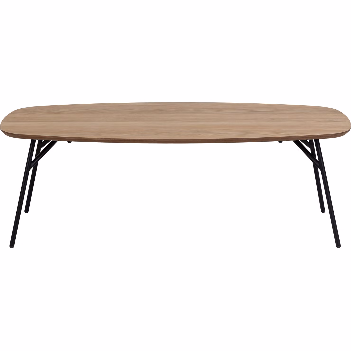 Furniture To Go Caracas Rectangular Coffee Table in Oak and Matt Black – 2